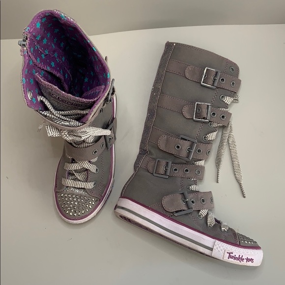 knee high skechers twinkle toes